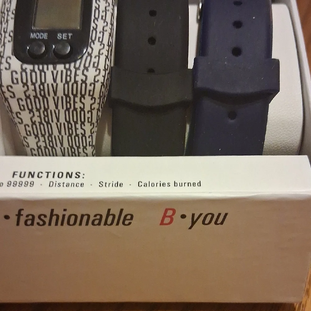 B-Active Fitness Tracker with Colorful Bands